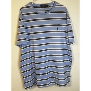 Polo Ralph‎ Lauren Men's Striped T-shirt Blue Size XL